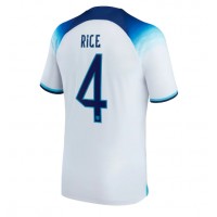 Englanti Declan Rice #4 Kotipaita MM-kisat 2022 Lyhythihainen